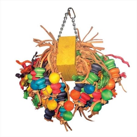 A&E Cage HB143 Medium Cluster With Hanging Wood Balls